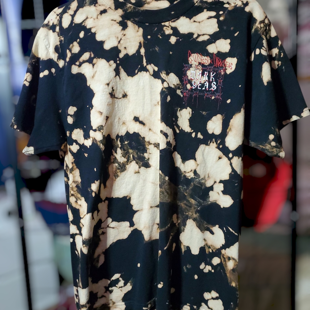 Black and Cream Graphic T-Shirt